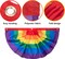 6PCS Rainbow Pride Bunting Flag, 3 x1.5 Ft Rainbow Pleated Fan Flag Banner Rainbow Polyester Flag for Rainbow Pride, Gay Pride, LGBTQ, Parades, Celebration Decor, Include Hanging Rope